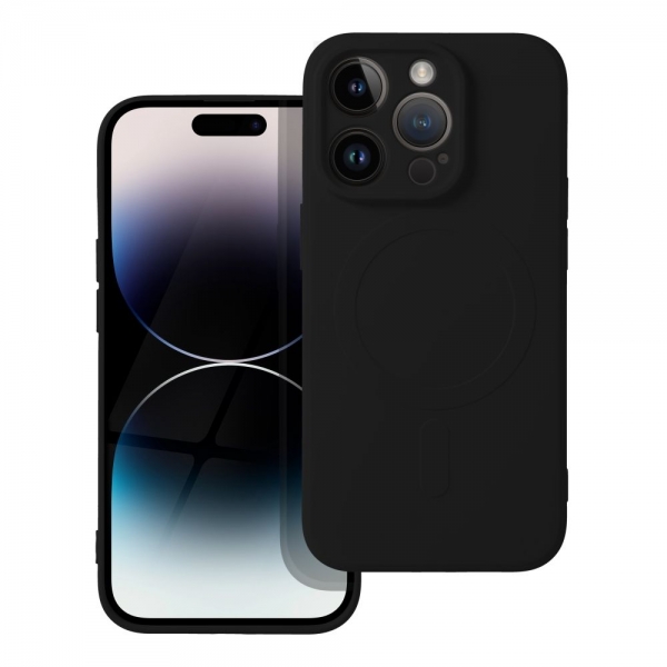 iS TPU SILICONE MAG IPHONE 14 PRO black backcover