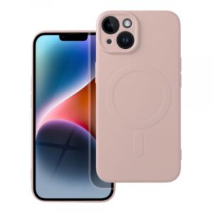 iS TPU SILICONE MAG IPHONE 14 pink backcover