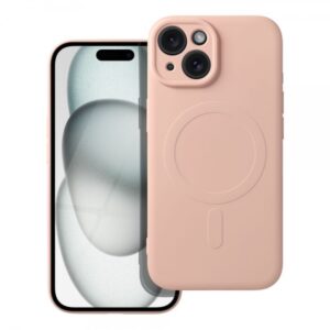 iS TPU SILICONE MAG IPHONE 15 pink backcover