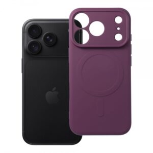 iS TPU SILICONE MAG IPHONE 17 PRO / 18 PRO burgundy backcover