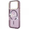 KARL LAGERFELD IPHONE 18 PRO MAX / 17 PRO MAX SCRIPT LOGO MAGSAFE burgundy backcover