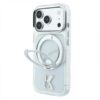 KARL LAGERFELD IPHONE 18 PRO MAX / 17 PRO MAX IML RING STAND KAMEO METAL MAGSAFE backcover