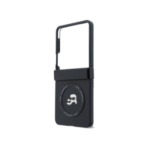 KARL LAGERFELD SAMSUNG Z FLIP 8 PU PINS KARL CHOUPETTE HEADS MAGSAFE backcover