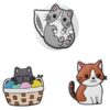 KIDS SILICONE CASE FOR AIRTAG (3pcs) CAT