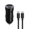MAXLIFE CAR CHARGER MXCC-01 PD 20W + DATA CABLE LIGHTNING 20W black