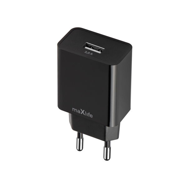 MAXLIFE TRAVEL CHARGER MXTC-11 3A black