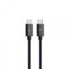 MAXLIFE TYPE C TO TYPE C DATA CABLE 60W 3m black