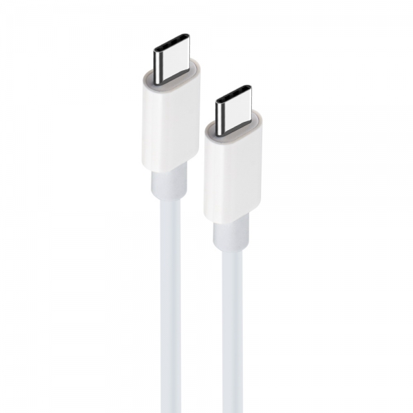MAXLIFE TYPE C TO TYPE C DATA CABLE 100W 1m white
