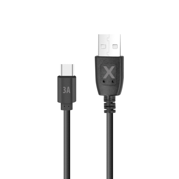 MAXLIFE TYPE C TO TYPE C DATA CABLE 3A 1.5m black