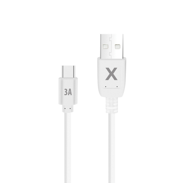 MAXLIFE TYPE C TO TYPE C DATA CABLE 3A 1.5m white