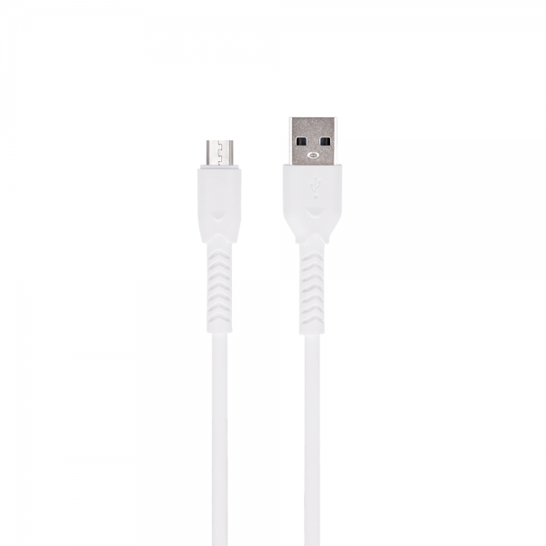 MAXLIFE USB TO MICRO USB DATA CABLE 1m 3A white