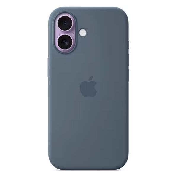 ORIGINAL APPLE SILICONE CASE MAGSAFE IPHONE 17 anchor blue