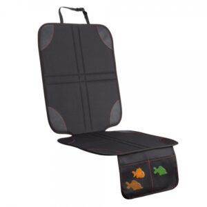 PROTECTIVE MAT FOR CAR SEATS with ORGANIZER black
