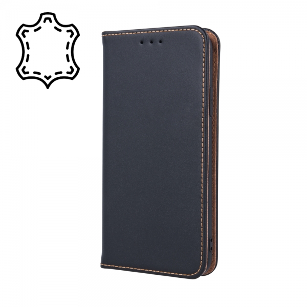 SENSO GENUINE LEATHER STAND BOOK IPHONE 16 black
