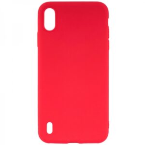 SENSO SOFT TOUCH SAMSUNG A10 red backcover