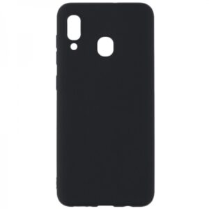 SENSO SOFT TOUCH SAMSUNG A20e black backcover
