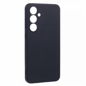 SILICONE BACK BOX SAMSUNG A56 5G black backcover
