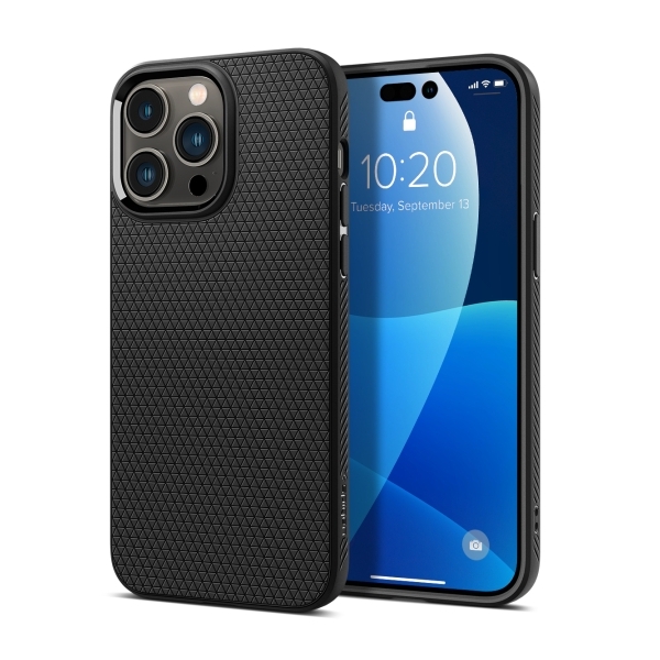 SPIGEN LIQUID AIR IPHONE 14 PRO MAX black backcover
