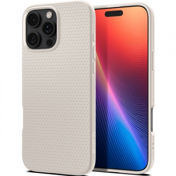 SPIGEN LIQUID AIR IPHONE 16 PRO MAX marble grey backcover