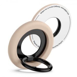SPIGEN NANO POP MAG COMPATIBLE MAGSAFE PHONE RING coconut beige