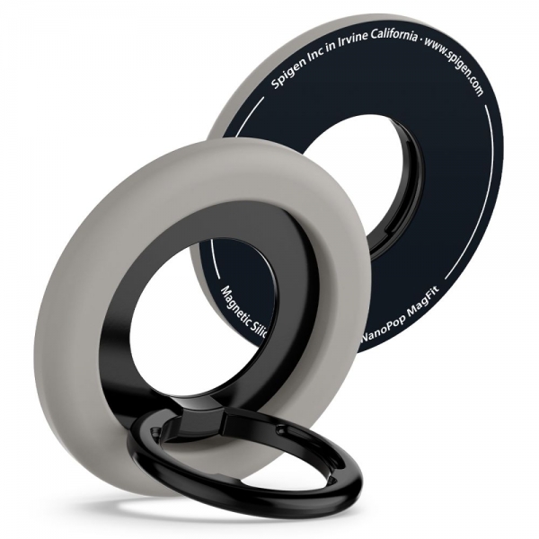 SPIGEN NANO POP MAG COMPATIBLE MAGSAFE PHONE RING truffle grey