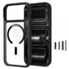 TECH-PROTECT MAGMAT MAGSAFE CC CASE IPHONE 17 PRO / 18 PRO black / clear backcover
