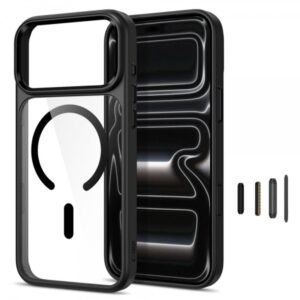 TECH-PROTECT MAGMAT MAGSAFE CC CASE IPHONE 17 PRO / 18 PRO black / clear backcover