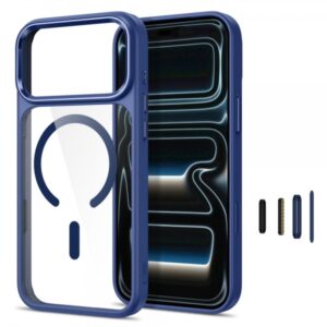 TECH-PROTECT MAGMAT MAGSAFE CC CASE IPHONE 17 PRO MAX / 18 PRO MAX blue / clear backcover
