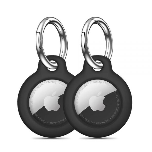 TECH-PROTECT ROUGH CASE FOR AIRTAG 1/2 black (2 PACK)