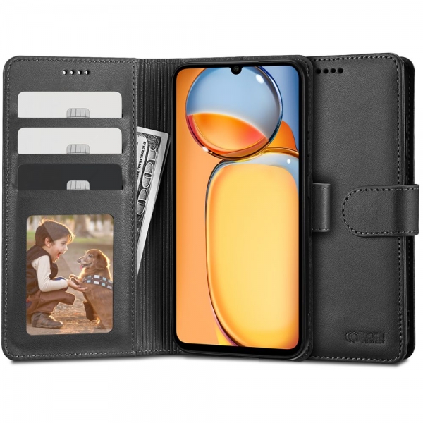 TECH-PROTECT WALLET BOOK CASE XIAOMI REDMI NOTE 15 PRO 5G black