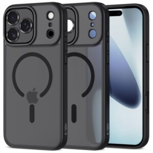 TECH-PROTECT MAGCAM MAGSAFE CASE IPHONE 17 PRO MAX matte black backcover
