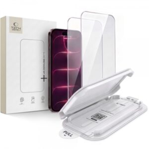 TECH-PROTECT TEMPERED GLASS EASY SET+ 2 PACK IPHONE 17 PRO MAX / 18 PRO MAX clear with applicator