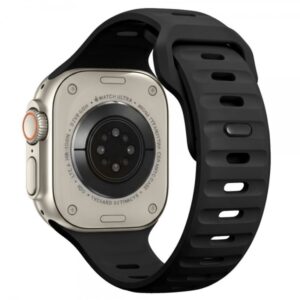TECH-PROTECT REPLACMENT BAND SILICONE LINE FOR APPLE WATCH 8/9/10/11/12/SE/ULTRA (44/45/46/49 MM) bl