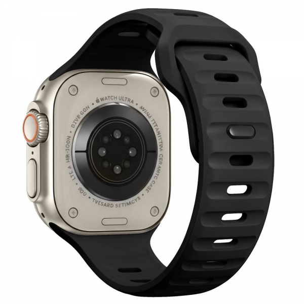 TECH-PROTECT REPLACMENT BAND SILICONE LINE FOR APPLE WATCH 8/9/10/11/12/SE/ULTRA (44/45/46/49 MM) bl