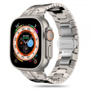 TECH-PROTECT REPLACMENT BAND STAINLESS FOR APPLE WATCH 4 / 5 / 6 / 7 / SE (42 / 44 / 45 MM) titanium