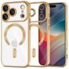 TECH-PROTECT MAGFLEX CASE IPHONE 17 PRO shiny gold backcover