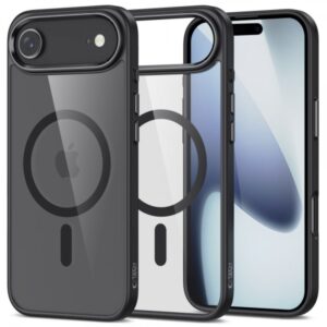 TECH-PROTECT MAGMAT MAGSAFE CASE IPHONE 17 AIR black clear backcover