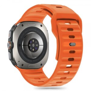 TECH-PROTECT REPLACMENT BAND SILICONE LINE FOR SAMSUNG WATCH ULTRA 47mm orange