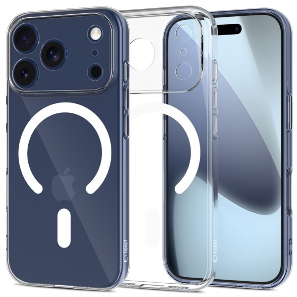 TECH-PROTECT FLEXAIR MAGSAFE CASE IPHONE 17 PRO MAX clear backcover