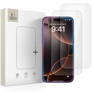 TECH-PROTECT GLASS FIT+ 2 PACK IPHONE 17 / 17 PRO / 16 PRO