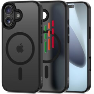 TECH-PROTECT MAGMAT XT 4-SET MAGSAFE CASE IPHONE 17 matte black backcover