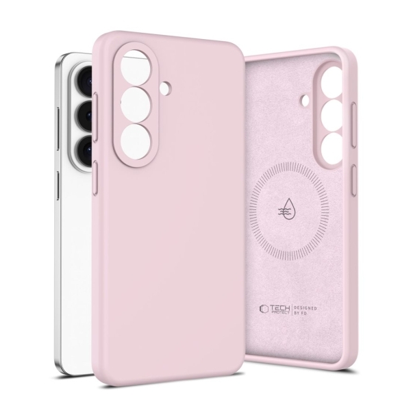 TECH-PROTECT SILICONE MAGSAFE CASE SAMSUNG S26 PLUS pink backcover