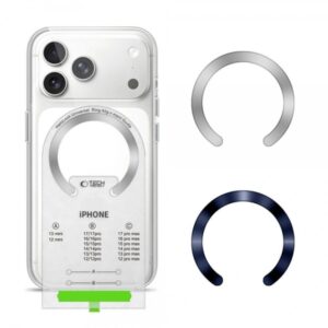 TECH-PROTECT MAGNETIC MAGSAFE RING 2 PACK deep blue & silver