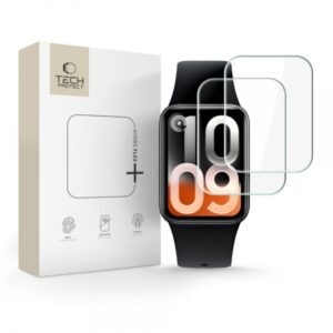 TECH-PROTECT HYDROFLEX GLASS XIAOMI SMART BAND 10 PRO 2 PACK Clear