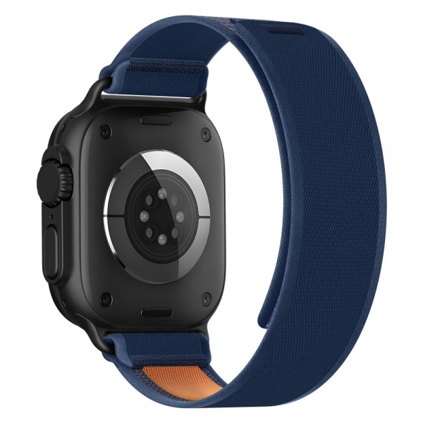 TECH-PROTECT REPLACMENT BAND NYLON ELITE FOR APPLE WATCH 8/9/10/11/SE/ULTRA (44/45/4649mm) navy ora