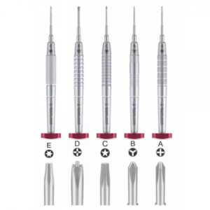 TOOL SET QIANLI ME 5 ΚΑΤΣΑΒΙΔΙΑ - PHILIPS, TRI-POINT, PENTALOPE, PINHEAD, T2 TORX PROFESSIONAL