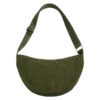 UNIVERSAL CORDUROY MOON BAG green