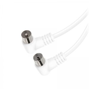 VIVANCO ANTENNA CABLE ANGLE 90dB white 1.5m