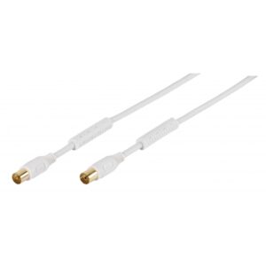 VIVANCO ANTENNA CABLE 100dB FERRITE 10m white