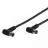 VIVANCO ANTENNA CABLE ANGLE CONNECTORS 90dB 3m black